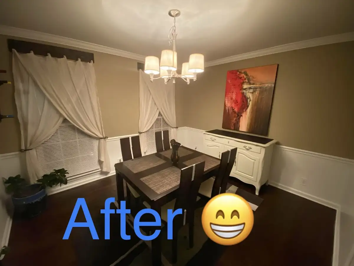 Professional dining room restoration after water damage in Holiday