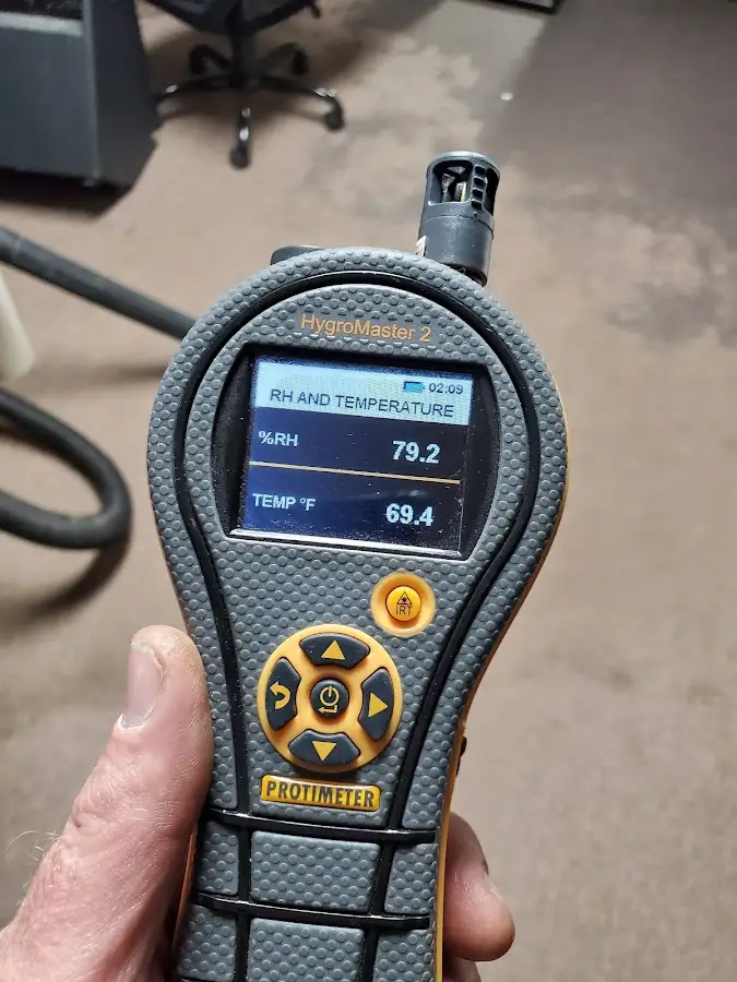Moisture meter humidity assessment for Mold Remediation & Removal in Holiday